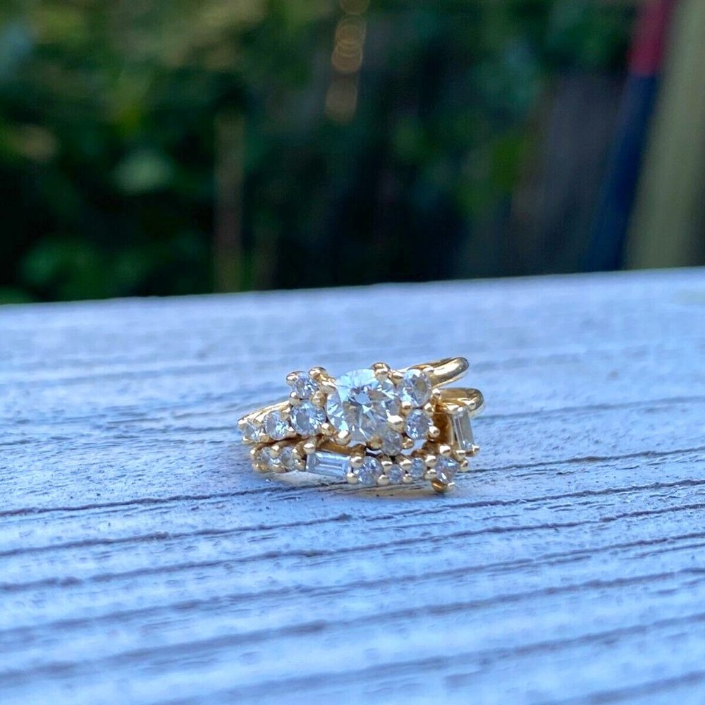 Bario Neal Ethically Sourced Diamond Cluster Ring & Cluster Band